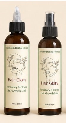 HairGlory Herbal Hair Growth Accelerator (set) and individuals