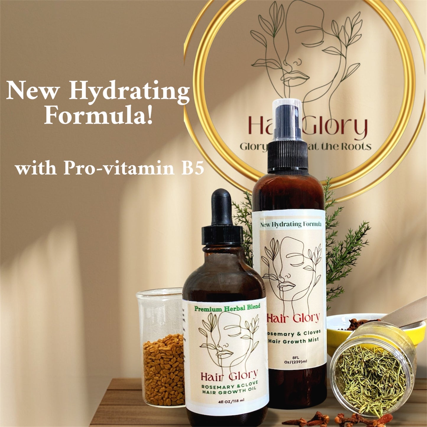HairGlory Herbal Hair Growth Accelerator (set)