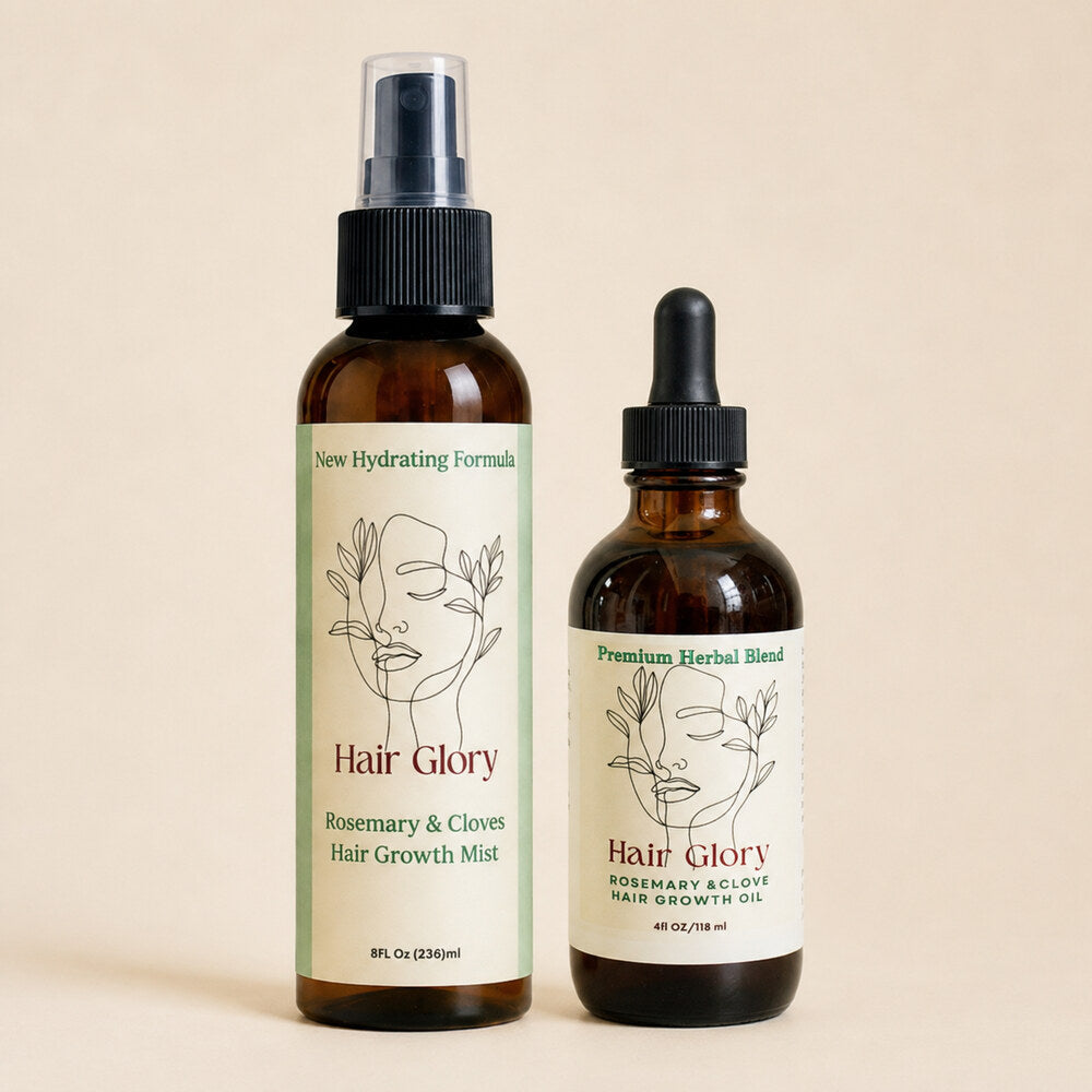 HairGlory Herbal Hair Growth Accelerator (set) and individuals